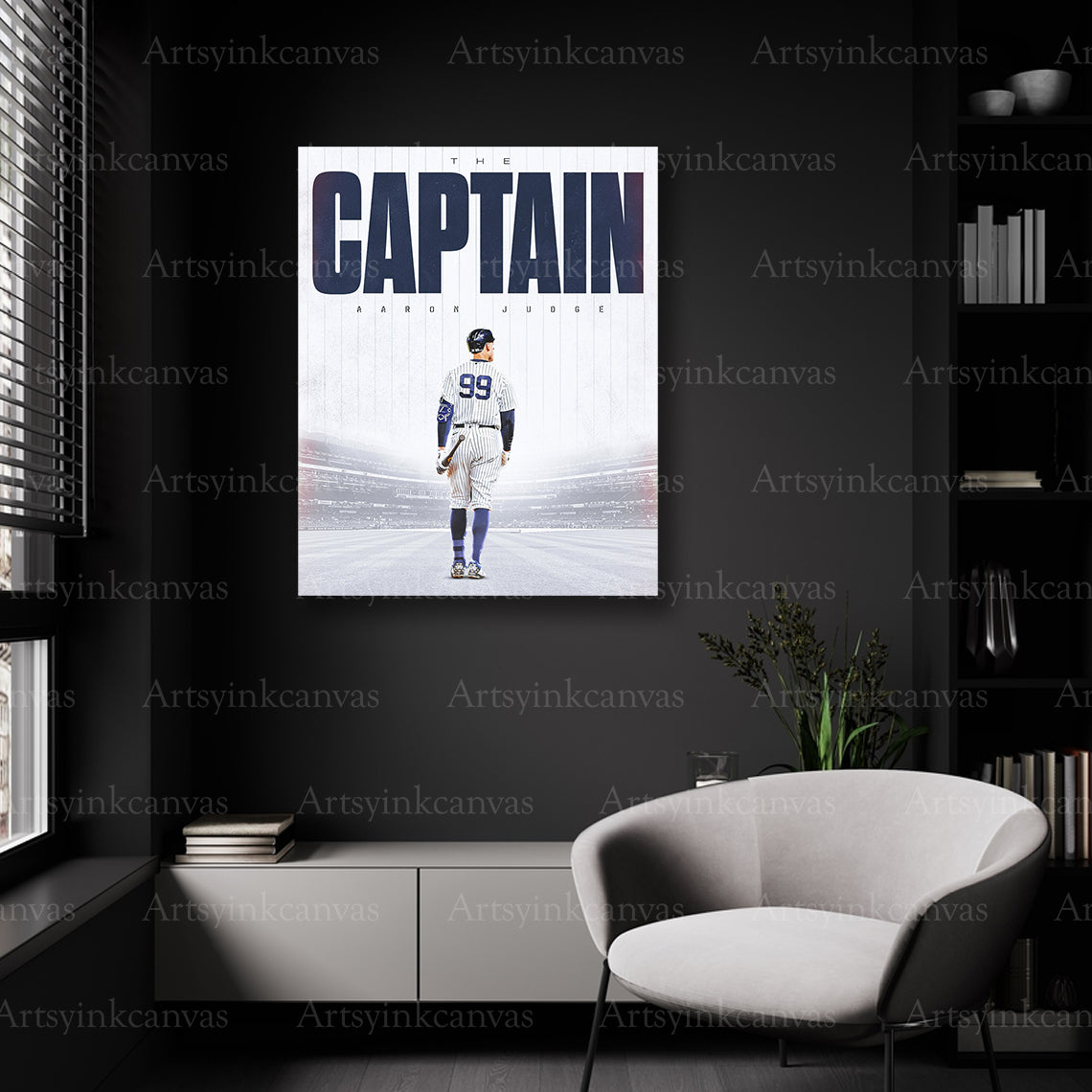 New York Yankees captain wall decor