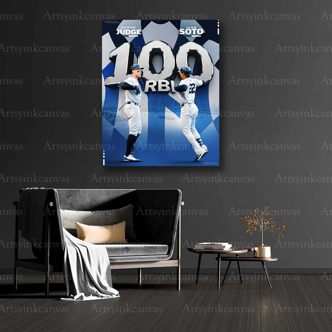Aaron Judge Juan Soto collector canvas