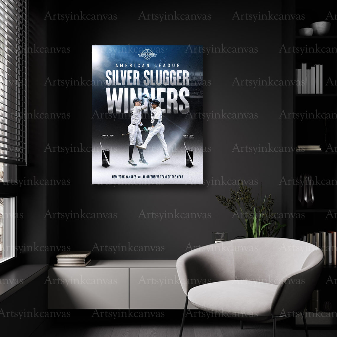 New York Yankees star players wall decor