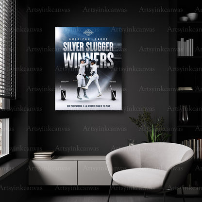 New York Yankees star players wall decor