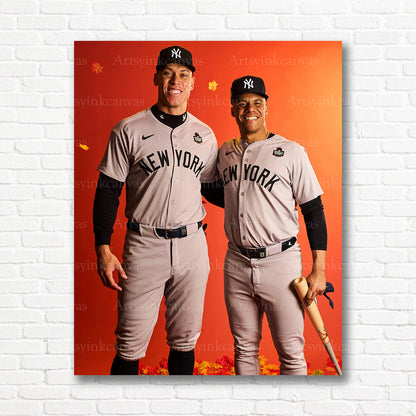 Aaron Judge Juan Soto World Series canvas print