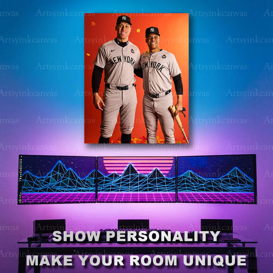 New York Yankees 2024 World Series artwork