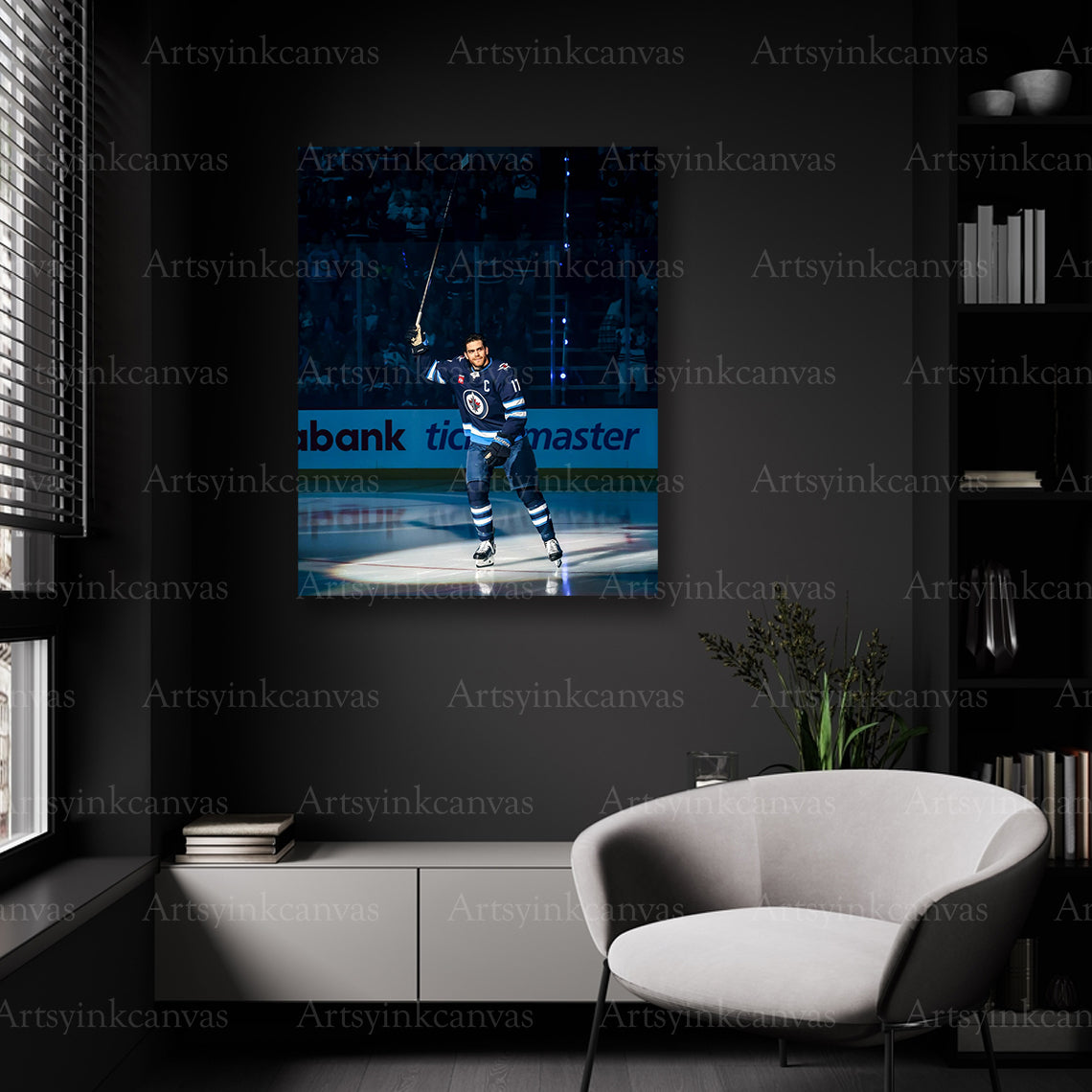 Hockey post game appreciation wall decor