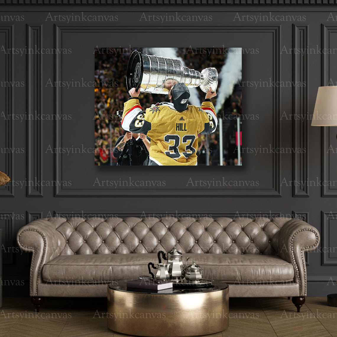 Premium Adin Hill Stanley Cup canvas print