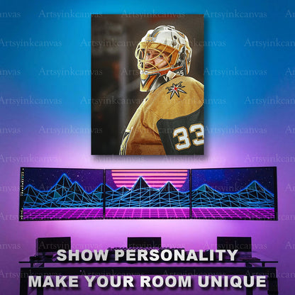 Vegas Golden Knights Adin Hill artwork