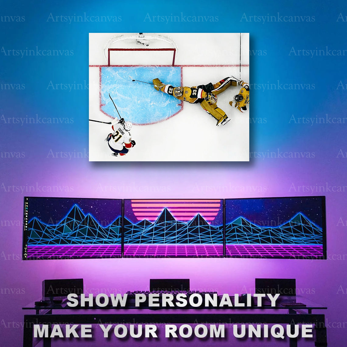Stanley Cup Finals save hockey artwork