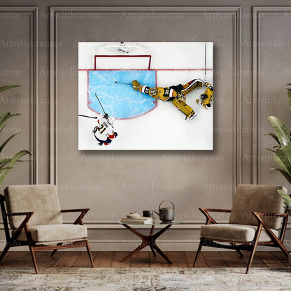 Vegas Golden Knights collector hockey canvas art