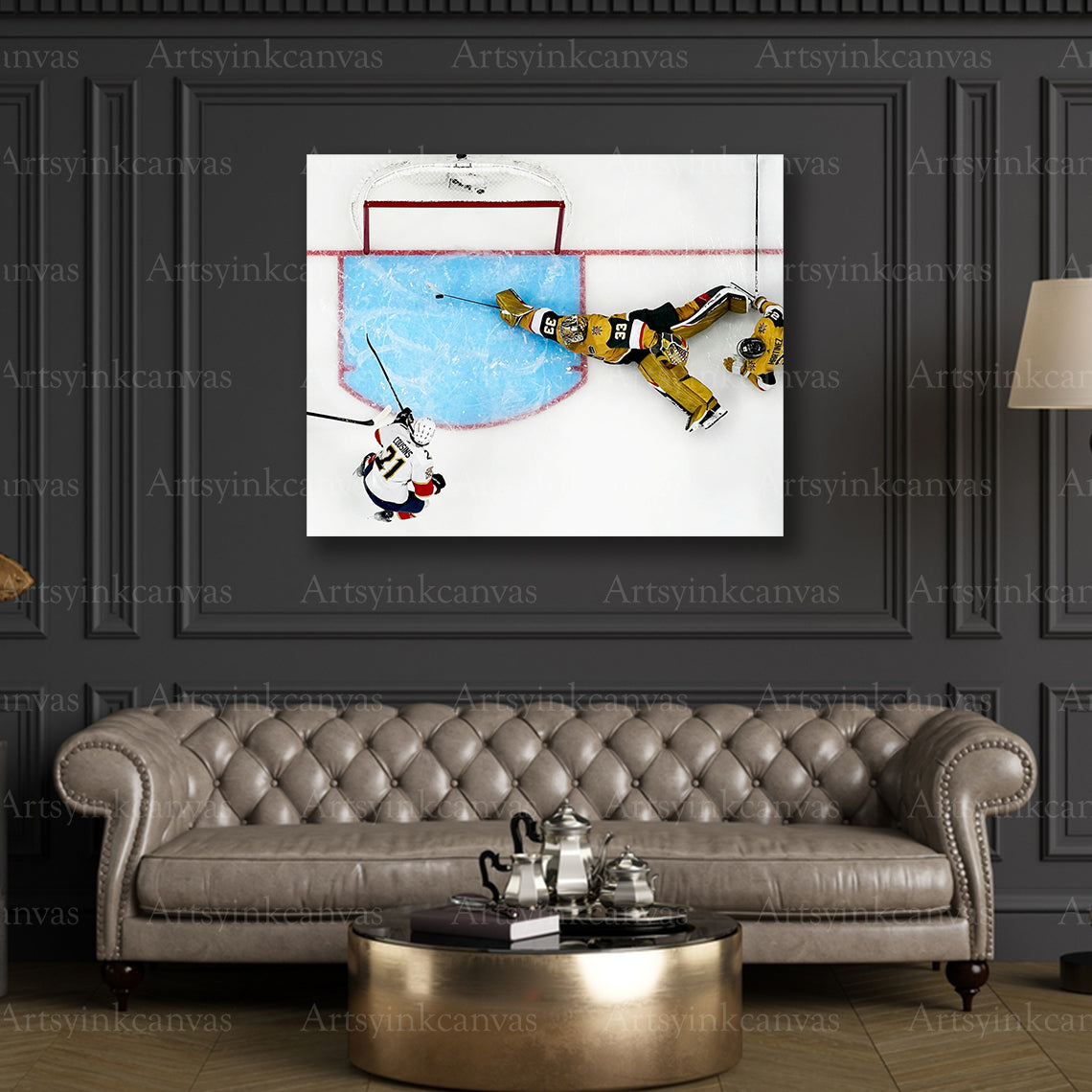 Premium Adin Hill Stanley Cup Finals canvas print