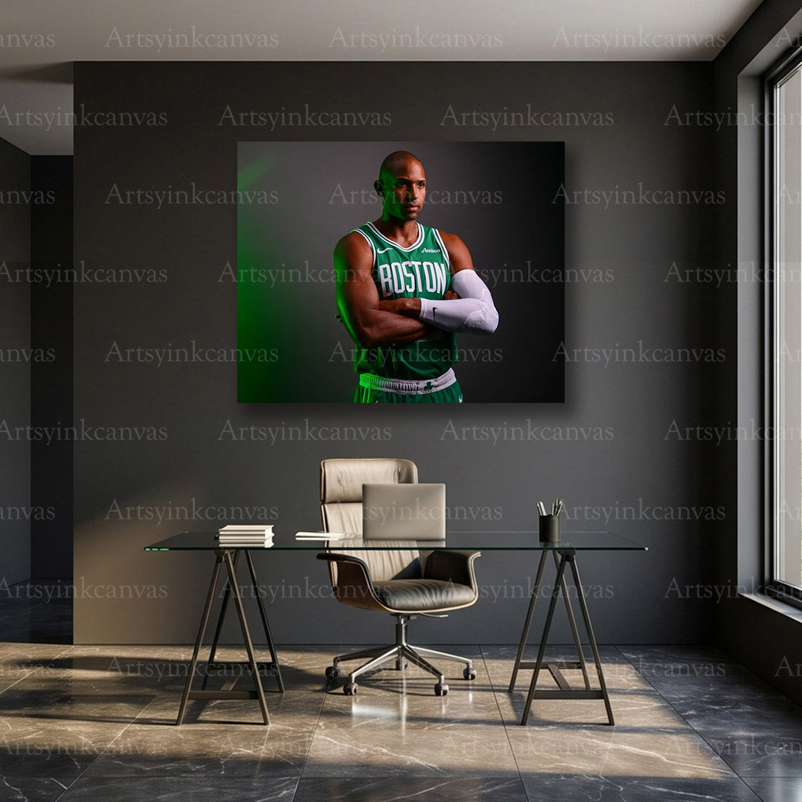 Al Horford Media Day Shoot Canvas Wall Art | Boston Celtics