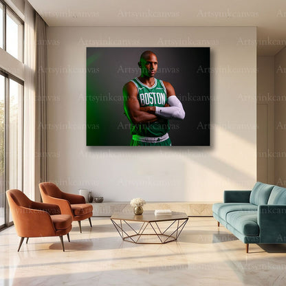 Al Horford Media Day Shoot Canvas Wall Art | Boston Celtics