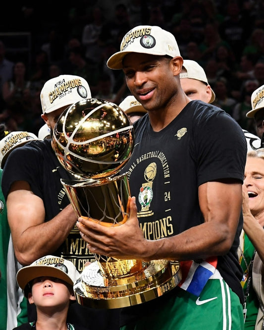 Al Horford NBA Finals championship trophy Boston Celtics canvas wall art