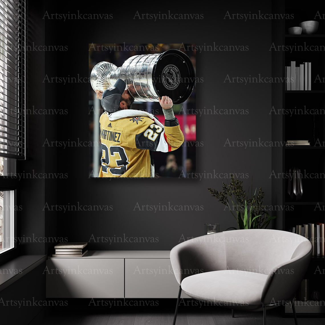 Vegas Golden Knights Stanley Cup wall decor