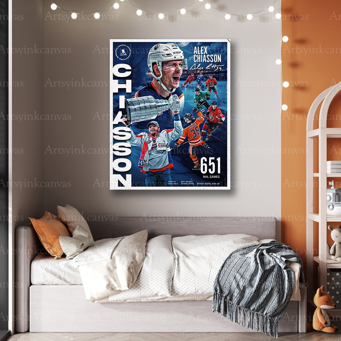 Premium Alex Chiasson retirement canvas print