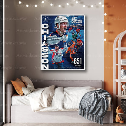 Premium Alex Chiasson retirement canvas print