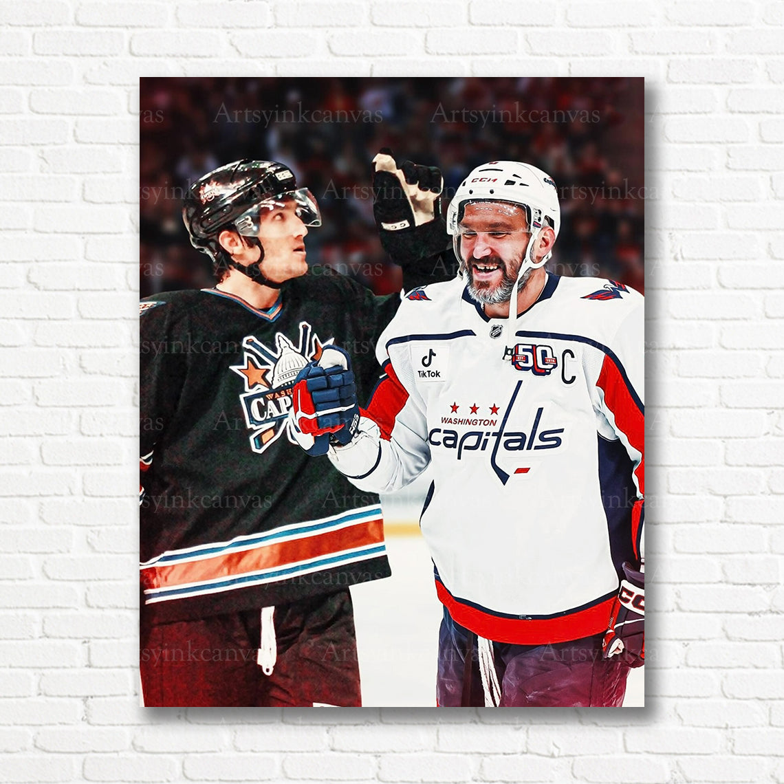 Alex Ovechkin 895 goal record Washington Capitals canvas print