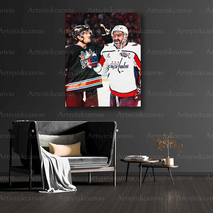 Alex Ovechkin collector milestone canvas art