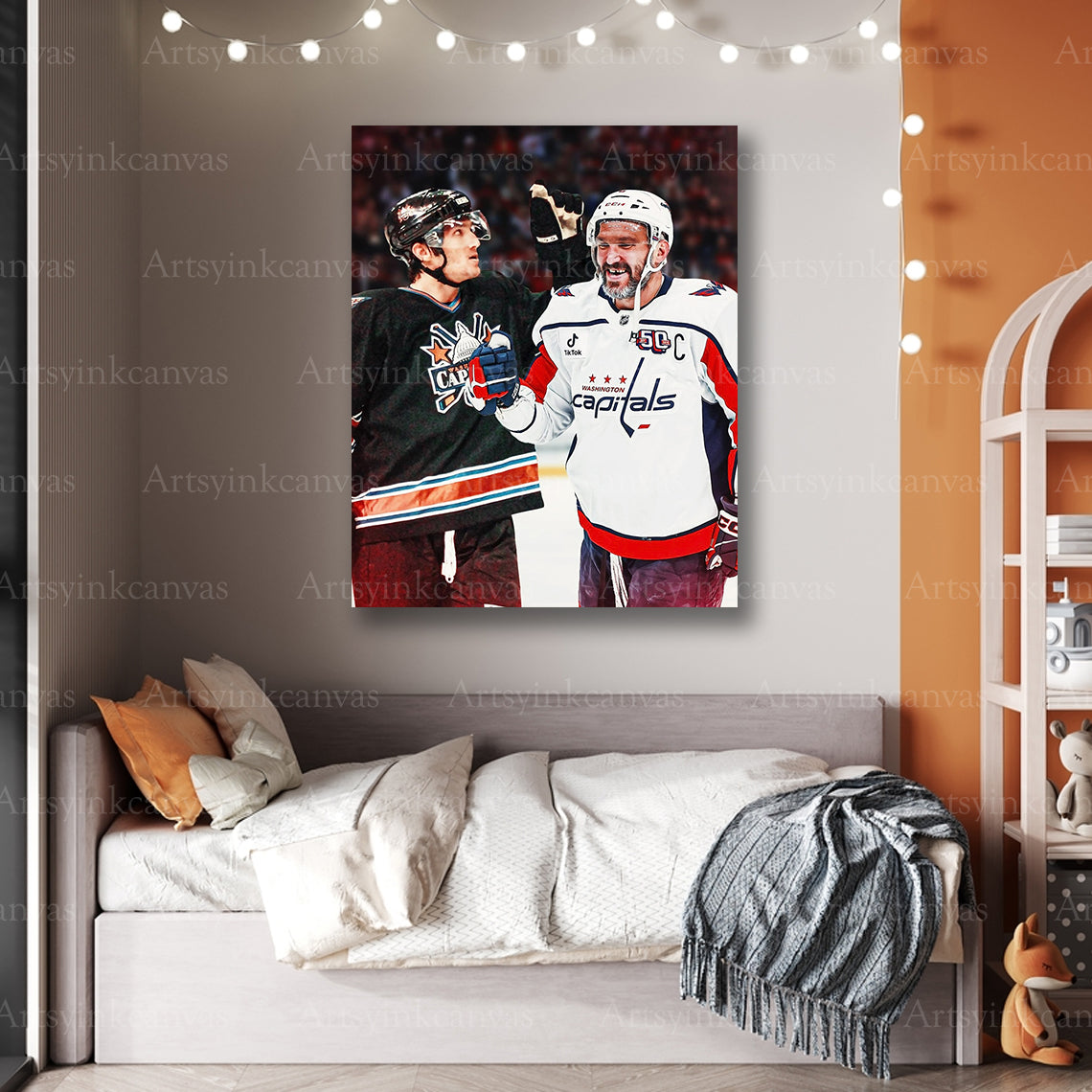 Premium Alex Ovechkin 895 goals canvas print