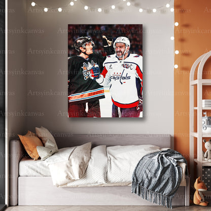 Premium Alex Ovechkin 895 goals canvas print