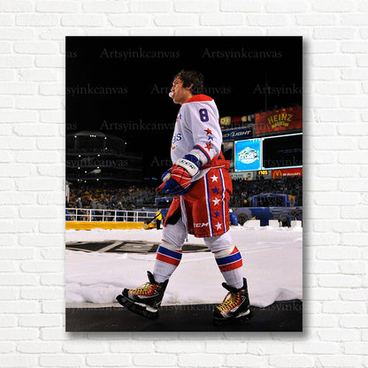 Alex Ovechkin Winter Classic Washington Capitals canvas print