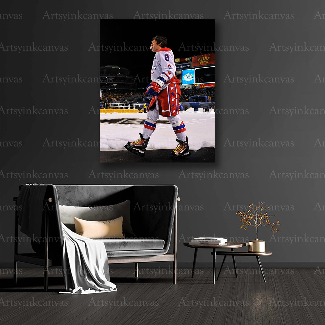 Washington Capitals Winter Classic collector canvas art