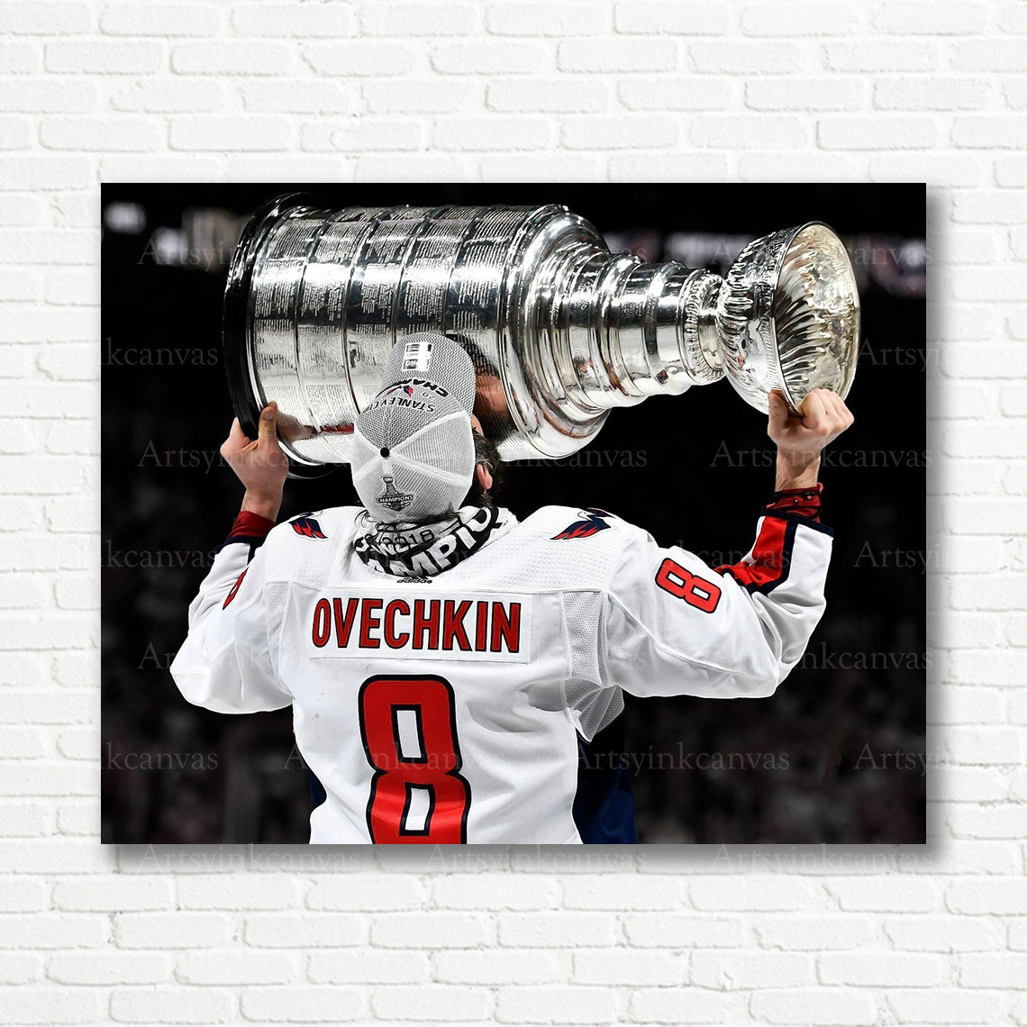 Alex Ovechkin Washington Capitals championship canvas print