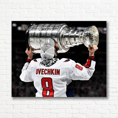 Alex Ovechkin Washington Capitals championship canvas print