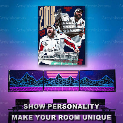 Alex Ovechkin Conn Smythe Trophy artwork