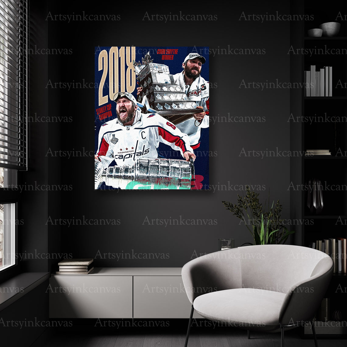 Washington Capitals Stanley Cup champion wall decor