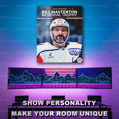 Bill Masterton nominee Alex Ovechkin artwork