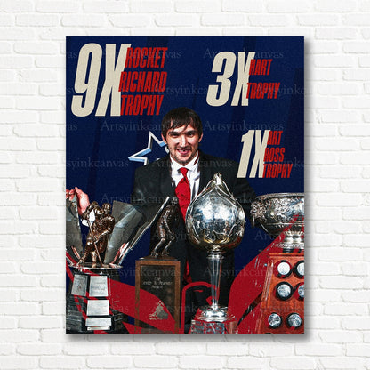 Alex Ovechkin NHL awards canvas print