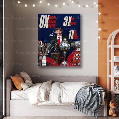Premium Alex Ovechkin Washington Capitals canvas print