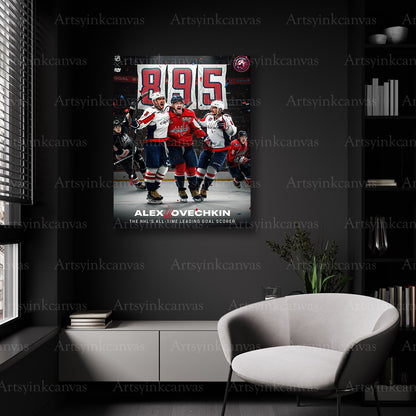 Washington Capitals goal leader wall decor