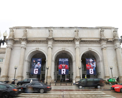 Alex Ovechkin all-time goals leader banners canvas wall art