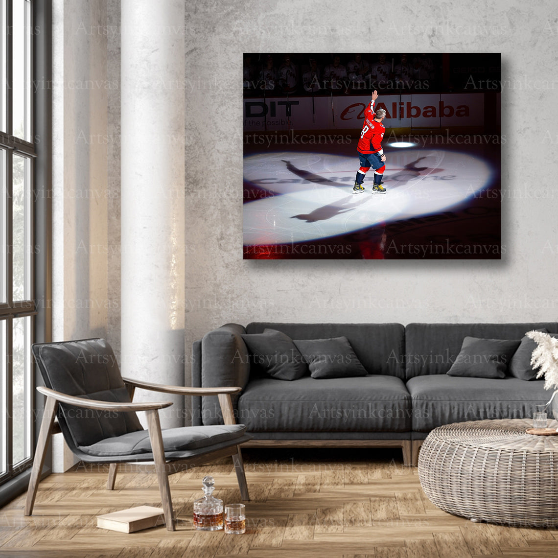 Washington Capitals all-time goals leader wall decor