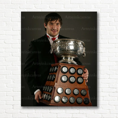 Alex Ovechkin Art Ross Trophy Washington Capitals canvas print