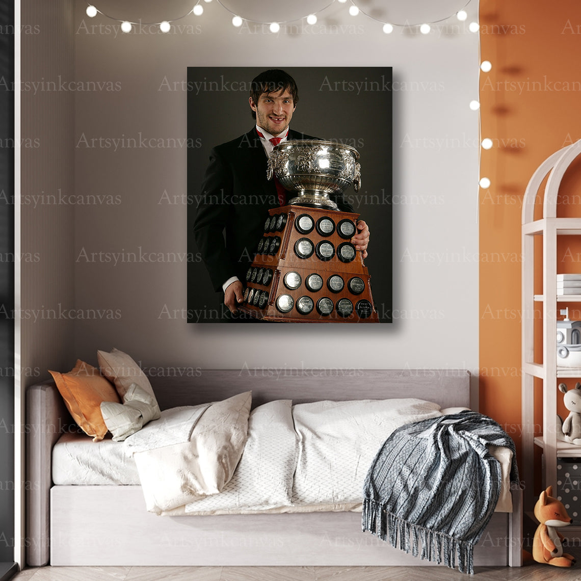 Premium Alex Ovechkin hockey award canvas print