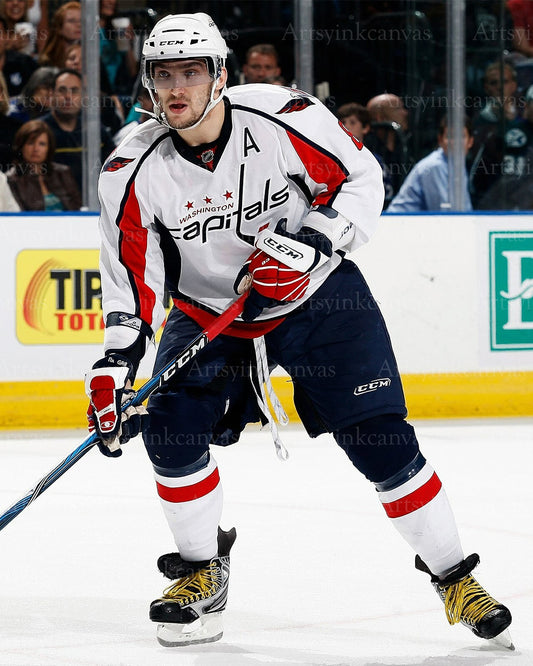 Alex Ovechkin Assistant Captain Washington Capitals canvas wall art