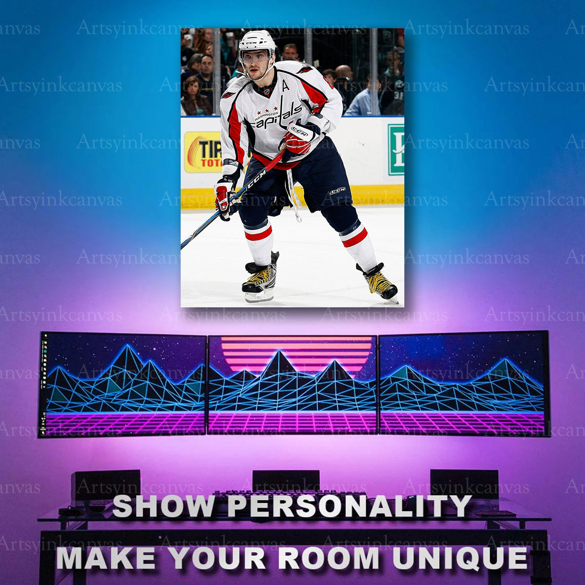 Alex Ovechkin leadership Washington Capitals artwork