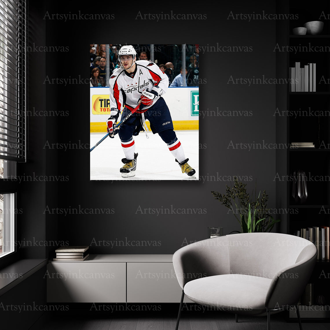 Washington Capitals assistant captain wall decor