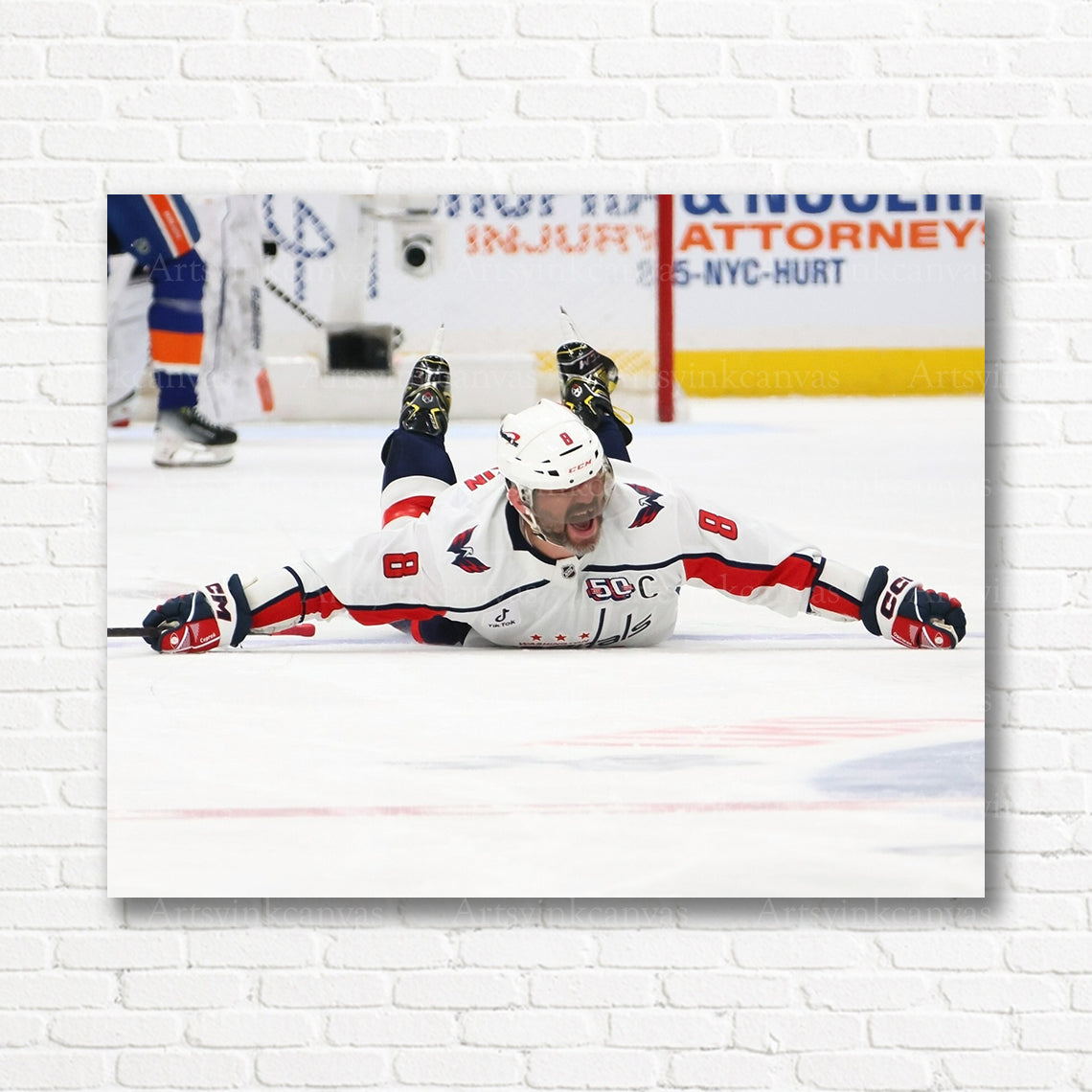 Alex Ovechkin NHL hockey canvas print