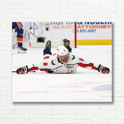Alex Ovechkin NHL hockey canvas print