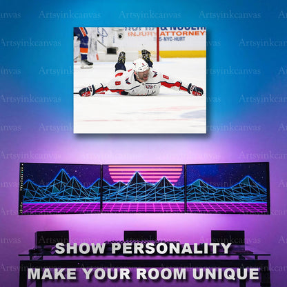 Washington Capitals Alex Ovechkin wall artwork