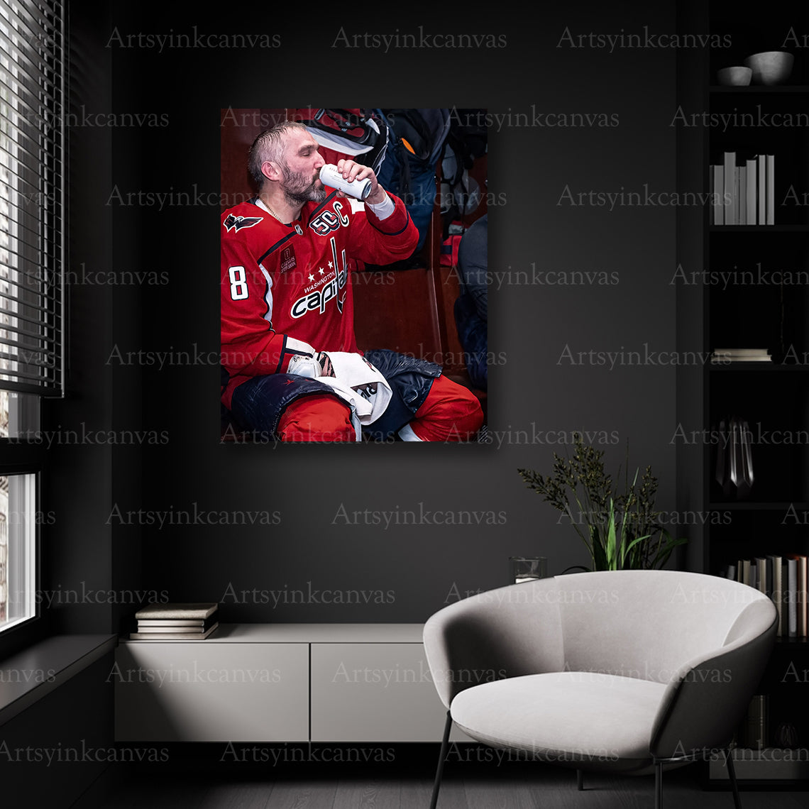Washington Capitals 894 goal celebration wall decor