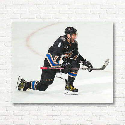 Alex Ovechkin Reverse Retro jersey canvas print