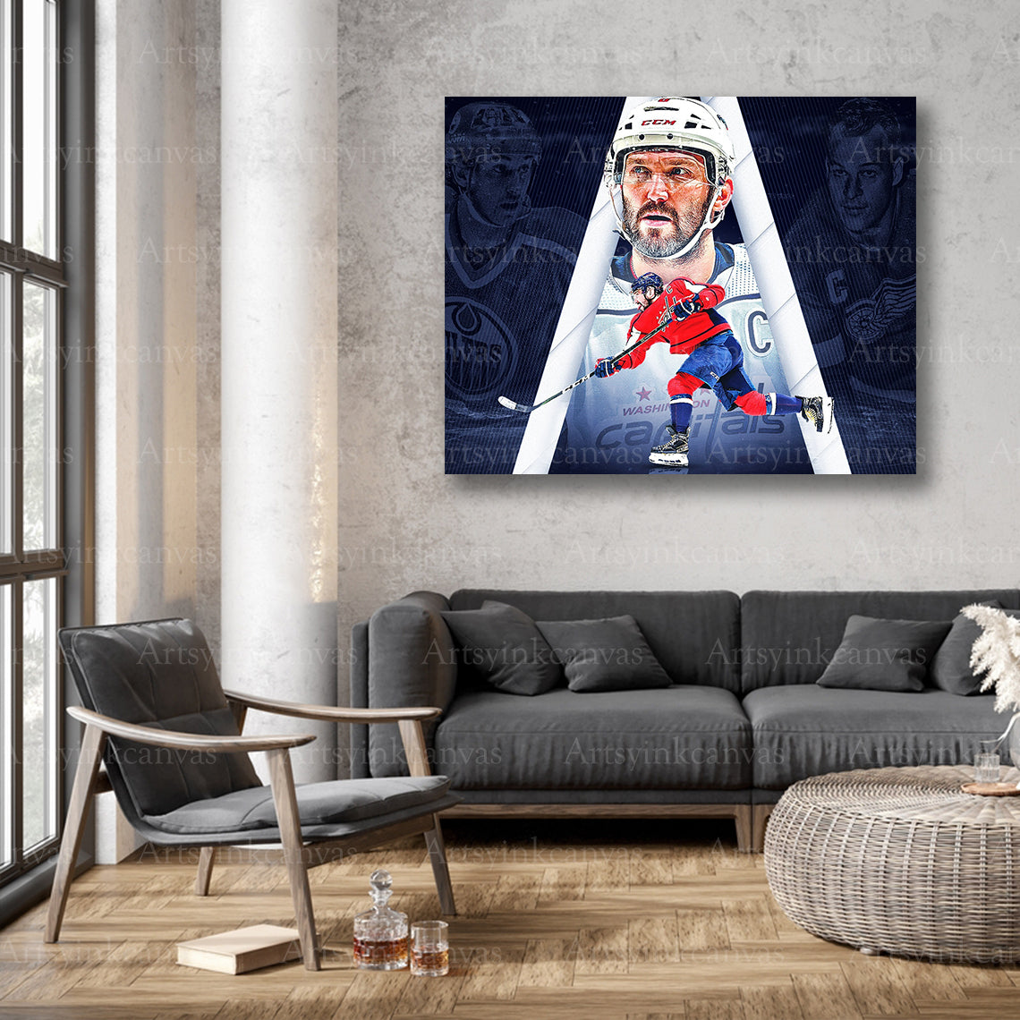 Washington Capitals goal chasers wall decor