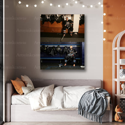 Premium Alex Ovechkin rookie and now canvas print