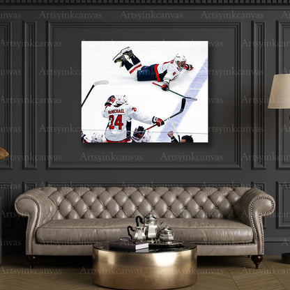 Premium Alex Ovechkin action canvas print