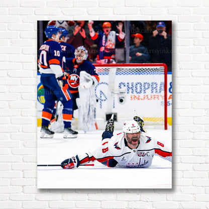 Alex Ovechkin 895th goal Washington Capitals canvas print