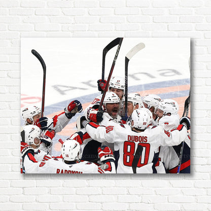 Alex Ovechkin NHL goal record canvas print