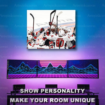 Washington Capitals Ovechkin record-breaking artwork